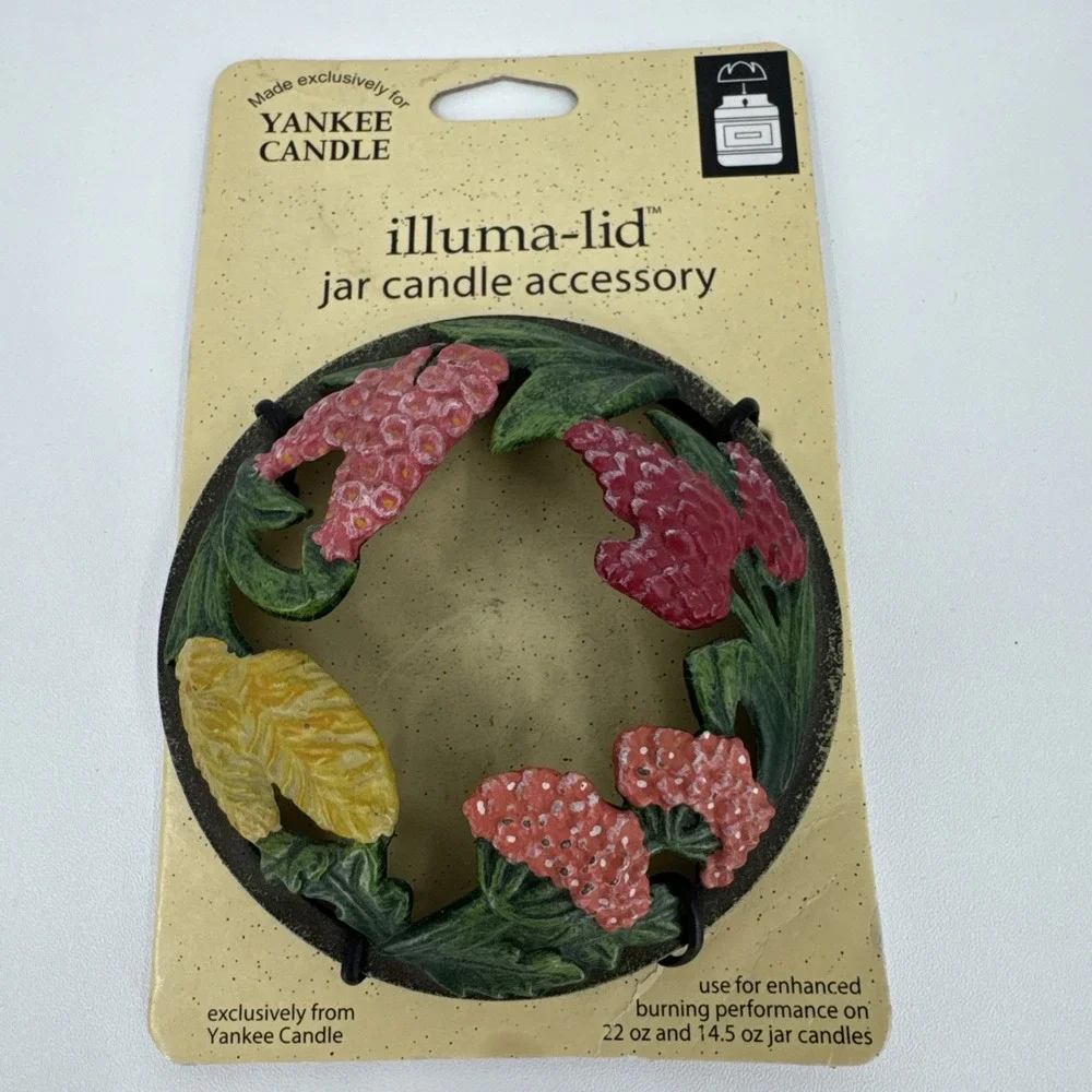 Yankee‎ Candle 2003 Dry Flower Illuma Lid Topper New Vintage Look